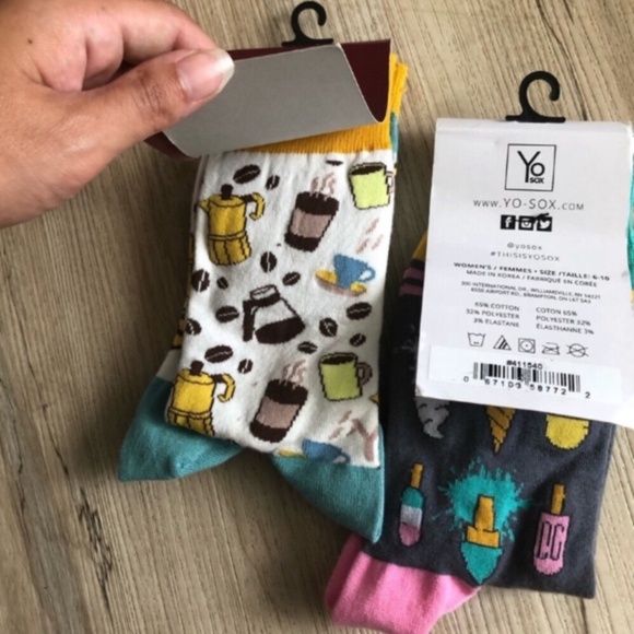 Yo Sox Donut, Popsicle, and Ice Cream Socks - Picture 4 of 5